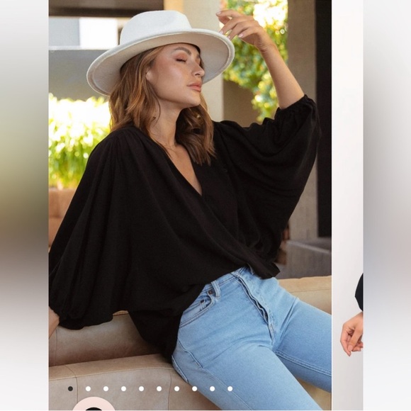 Petal and Pup Black Zermatt Top - Picture 6 of 8